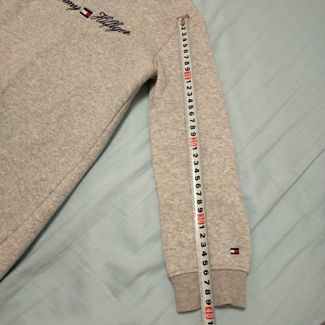 TOMMY HILFIGER(トミーヒルフィガー)のトミヒル トミーフィルヒガー 裏起毛 長袖ワンピース 冬服 120cm 女の子 キッズ/ベビー/マタニティのキッズ服女の子用(90cm~)(ワンピース)の商品写真