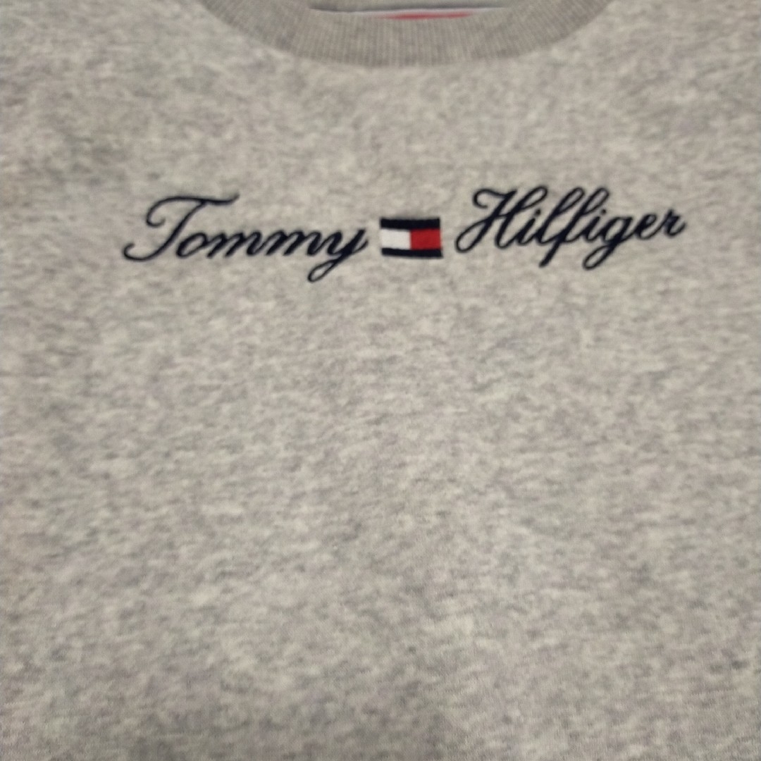 TOMMY HILFIGER(トミーヒルフィガー)のトミヒル トミーフィルヒガー 裏起毛 長袖ワンピース 冬服 120cm 女の子 キッズ/ベビー/マタニティのキッズ服女の子用(90cm~)(ワンピース)の商品写真