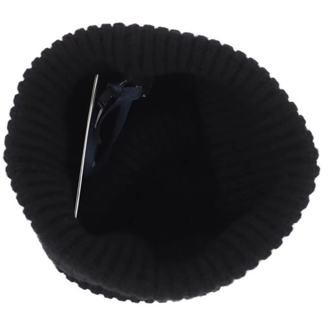 MONCLER(モンクレール)のMONCLER:ロゴ ニットキャップフリーサイズ レディースの帽子(ニット帽/ビーニー)の商品写真