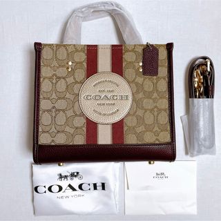 COACH - コーチ COACH デンプシートート22 ゴールド ブラウン