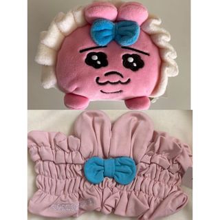 オパンチュウサギ(おぱんちゅうさぎ)の新品　GUコラボ　おぱんちゅうさぎ　ヘアバンド　ポーチ　セット(キャラクターグッズ)