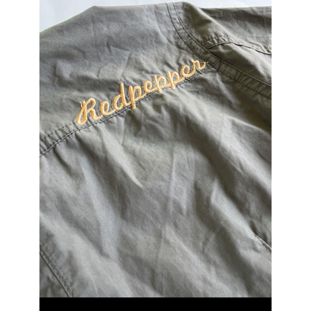 REDPEPPER(レッドペッパー)のレッドペッパー　ワッペン刺繍　ミリタリーシャツ レディースのトップス(シャツ/ブラウス(半袖/袖なし))の商品写真