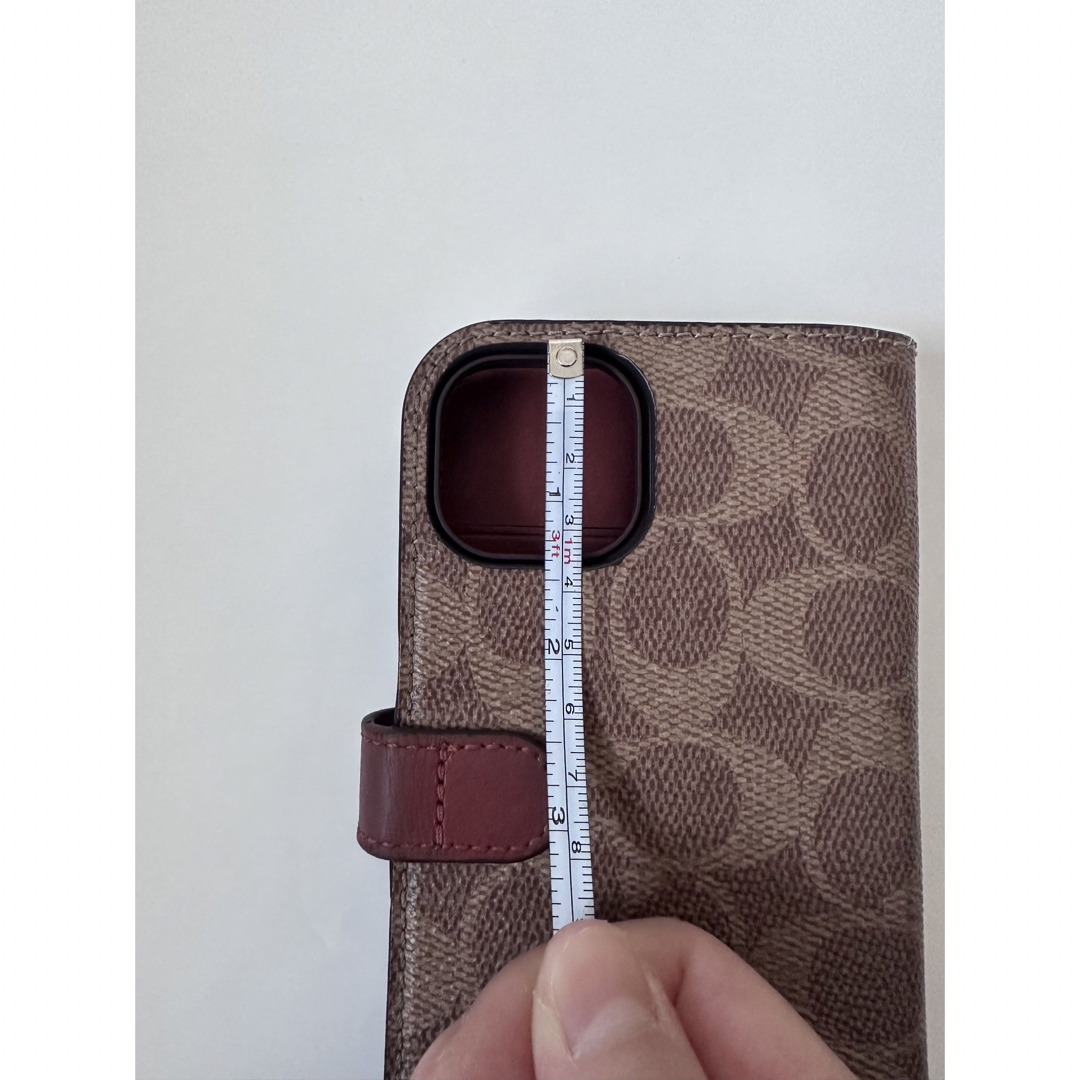 COACH(コーチ)のCOACH iPhoneケース　手帳　コーチ　シグネチャー　フリップ　カバー スマホ/家電/カメラのスマホアクセサリー(iPhoneケース)の商品写真