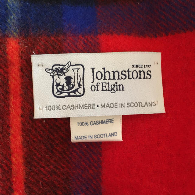 Johnstons(ジョンストンズ)のジョンストンズ カシミヤストール ロイヤルスチュワート レディースのファッション小物(ストール/パシュミナ)の商品写真