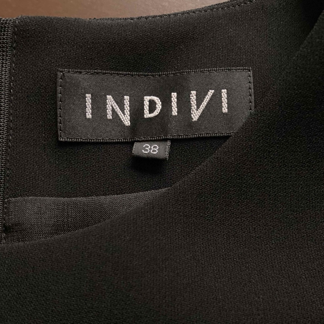 INDIVI(インディヴィ)のINDIVI ブラックフォーマル ワンピース レディースのフォーマル/ドレス(礼服/喪服)の商品写真