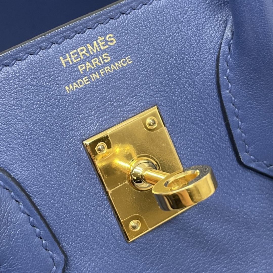 Hermes(エルメス)のエルメス バーキン25 スイフト バッグ トートバッグ ブルーブライトン ブルー レディースのバッグ(トートバッグ)の商品写真