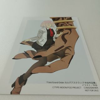 Fate FGO カルデアスクラップ　特典　イラストカード　非売品　マシュ(キャラクターグッズ)