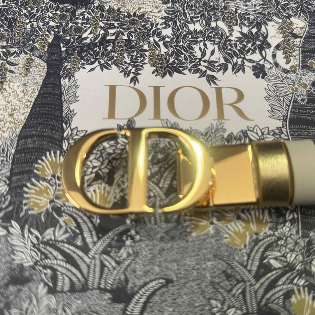 Christian Dior(クリスチャンディオール)の30 MONTAIGNE リバーシブルベルト 20mm スムースカーフスキン85 レディースのファッション小物(ベルト)の商品写真