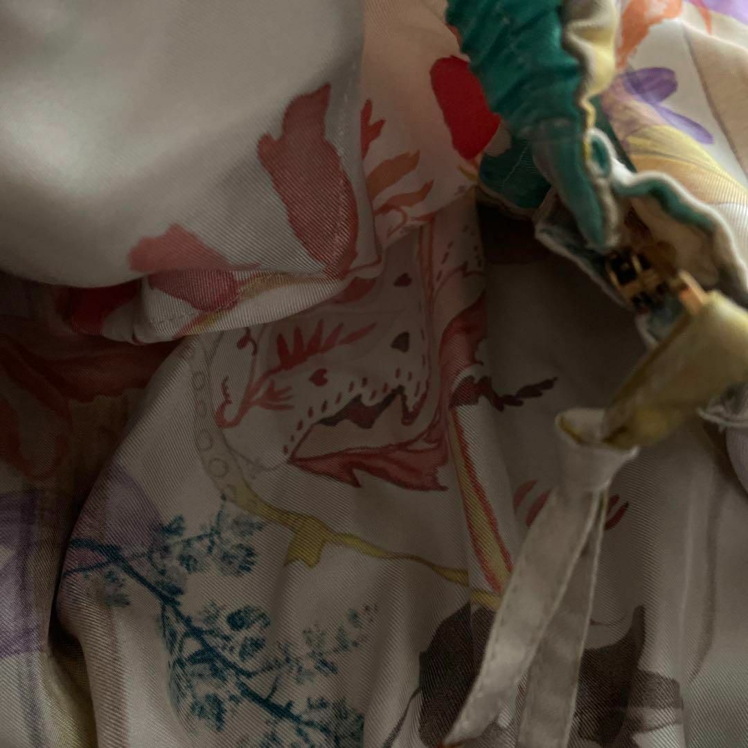 AGNONA 総柄 花柄 ジャケット ボタニカル サテン シルク レディースのジャケット/アウター(ブルゾン)の商品写真