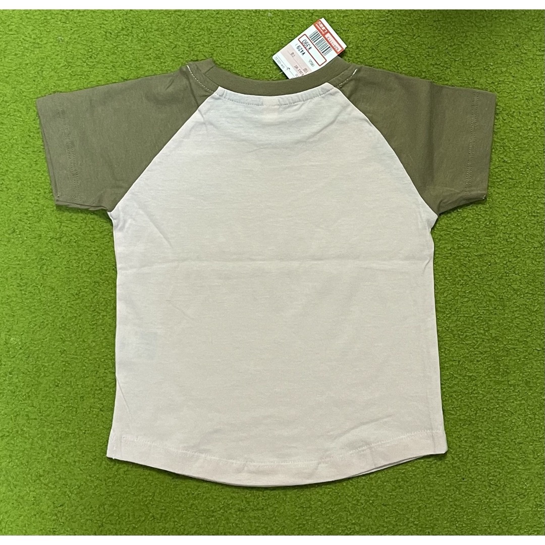 3can4on(サンカンシオン)のねこ柄半袖Tシャツ 2枚セット 100 キッズ/ベビー/マタニティのキッズ服女の子用(90cm~)(Tシャツ/カットソー)の商品写真