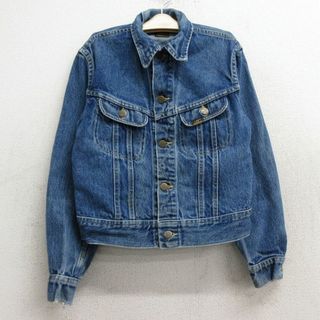 リー(Lee)の古着 リー Lee 長袖 ジージャン キッズ ボーイズ 子供服 90年代 90s USA製 紺 ネイビー デニム 23dec21(シャツ/カットソー)