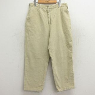 エルエルビーン(L.L.Bean)の古着 エルエルビーン LLBEAN コーデュロイ パンツ レディース 00年代 00s ベージュ カーキ 23dec25 中古 ボトムス(ショートパンツ)