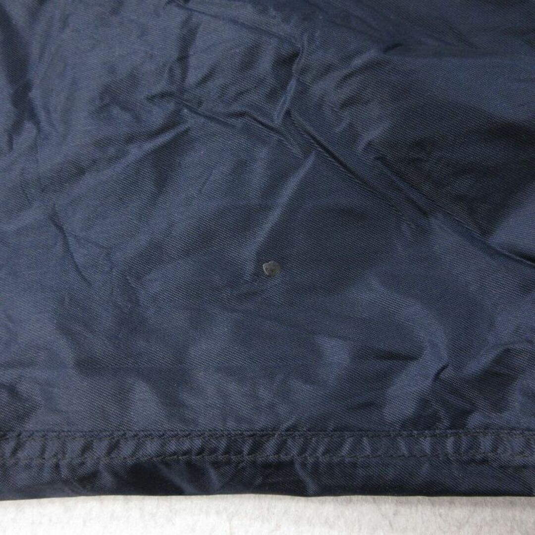 L★古着 長袖 ミリタリー ステンカラー コート メンズ 80年代 80s ロング丈 USA製 紺 ネイビー 23dec26 中古 アウター メンズのジャケット/アウター(ダッフルコート)の商品写真