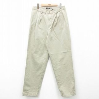 ギャップ(GAP)のW32★古着 ギャップ GAP チノ パンツ チノパン メンズ コットン ベージュ カーキ 23dec26 中古 ボトムス ロング(ワークパンツ/カーゴパンツ)