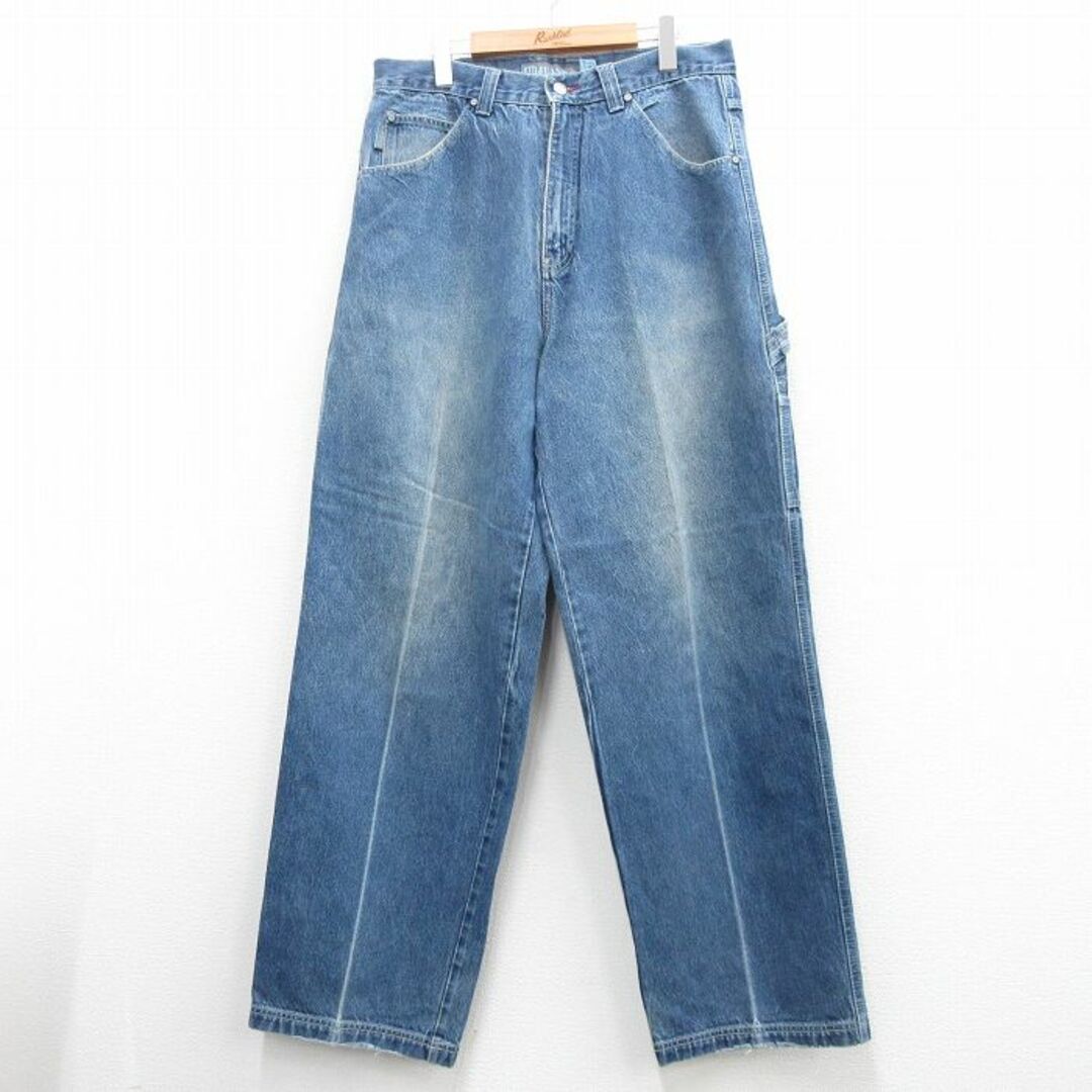 W35☆古着 ペインター パンツ メンズ 00年代 00s 犬 ブルドッグ W35☆古着 ペインター パンツ メンズ 00年代 00s 犬 ブルドッグ