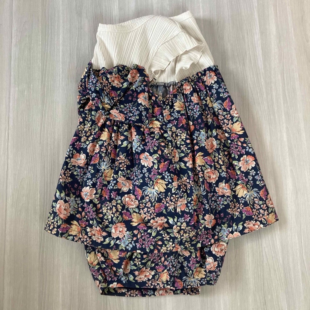 petit main(プティマイン)の【極美品】　プティマイン　花柄セットアップ キッズ/ベビー/マタニティのキッズ服女の子用(90cm~)(その他)の商品写真