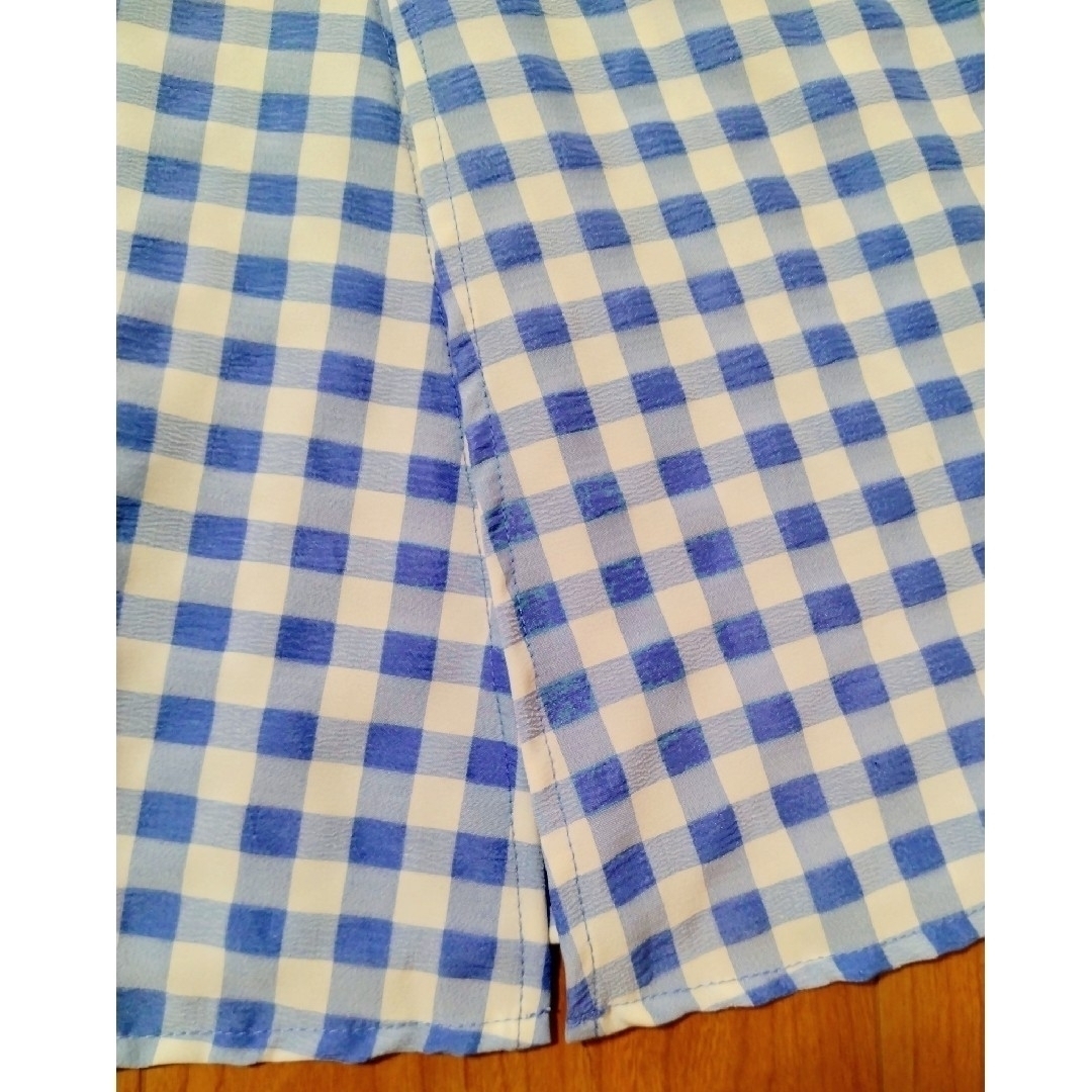 しまむら(シマムラ)のしまむら　ギンガムチェック　ロングスカート　М レディースのスカート(ロングスカート)の商品写真