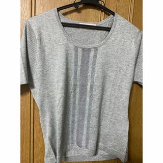 ローラアシュレイ(LAURA ASHLEY)のLAURA ASHLEY ローラ・アシュレイ カットソー トップス　絹55%(Tシャツ(半袖/袖なし))