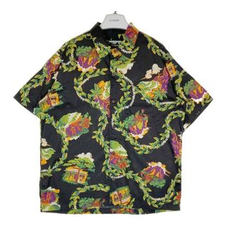 patagonia - ★Patagonia パタゴニア pataloha パタロハ hale'iwa ヴィンテージ 00s アロハシャツ 半袖 総柄 ブラック sizeL