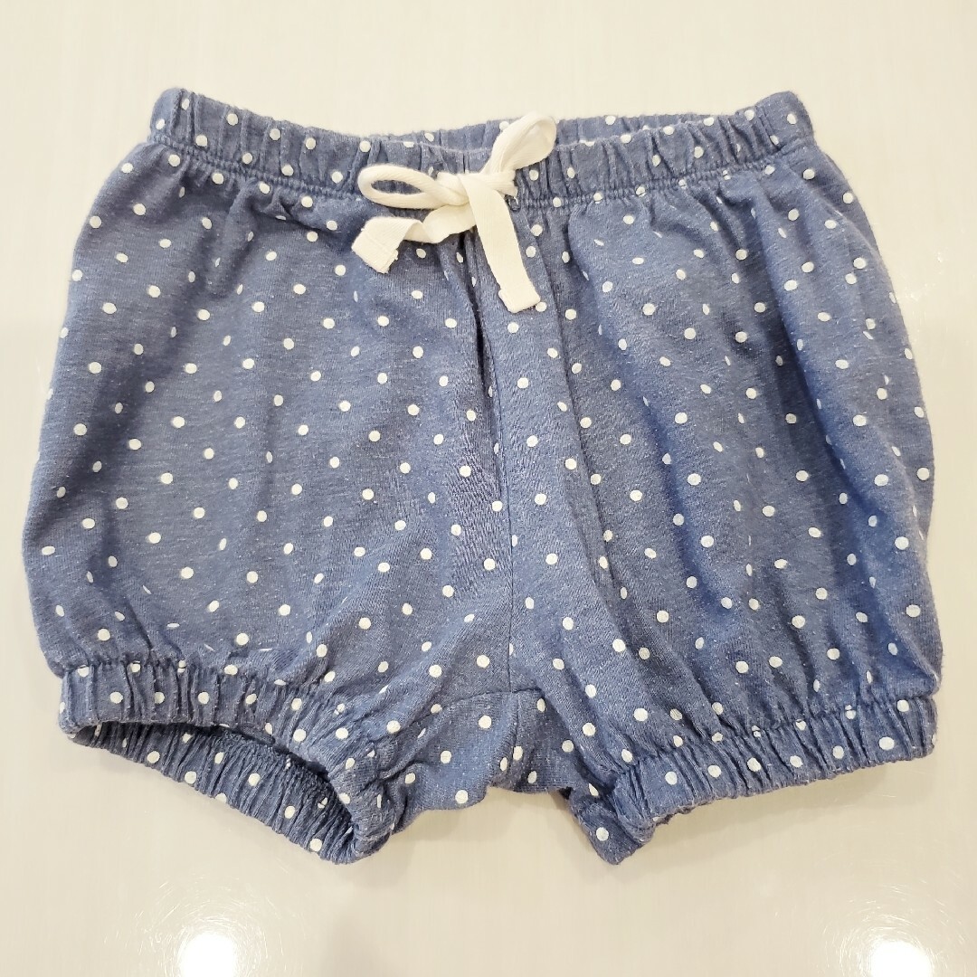 babyGAP(ベビーギャップ)のGAP ショートパンツ　かぼちゃパンツ　水玉　水色　夏服　夏用 キッズ/ベビー/マタニティのベビー服(~85cm)(パンツ)の商品写真