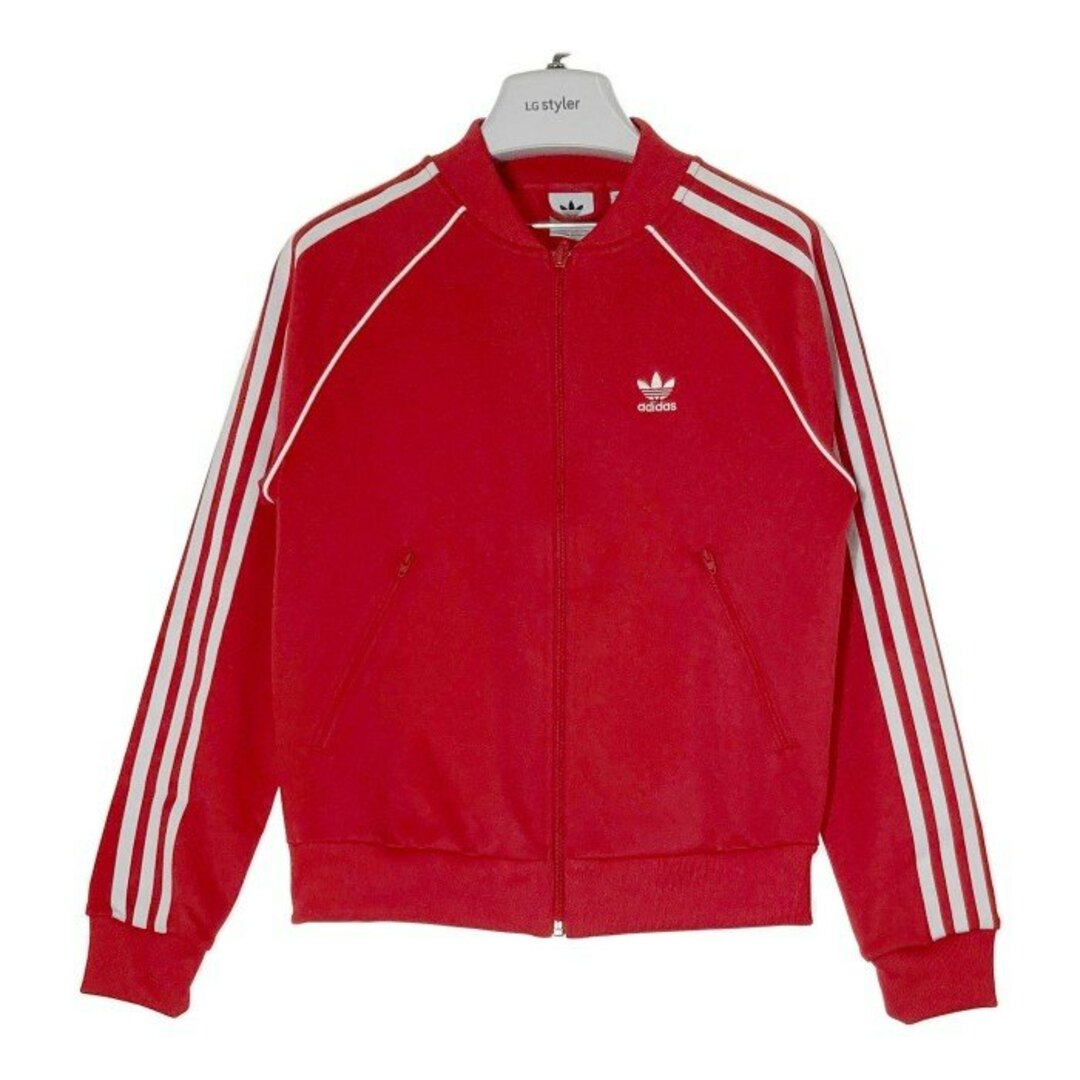 adidas(アディダス)の★adidas originals アディダスオリジナルス タグ付き SST TRACK TOP トラックジャケット ED7588 レッド sizeM レディースのジャケット/アウター(ブルゾン)の商品写真