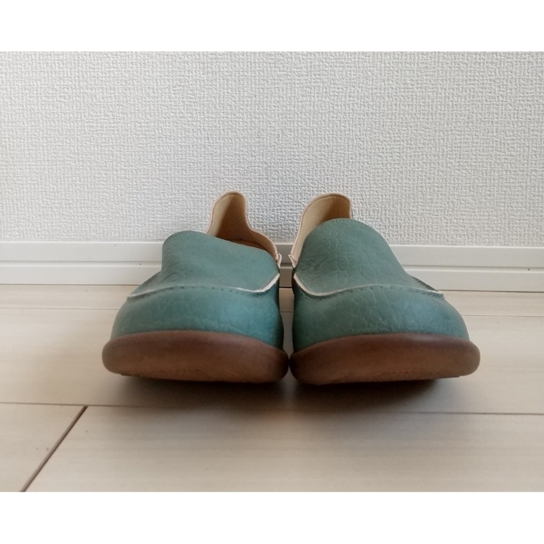 （266）Re:getA グリーン シューズ（Mサイズ） レディースの靴/シューズ(その他)の商品写真