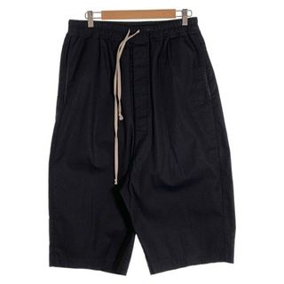 リックオウエンス(Rick Owens)のRick Owens リックオウエンス 19AW Drawstring Karloff Shorts ドローストリング クロップドパンツ ブラック RU19F4387-TE Size 50(その他)