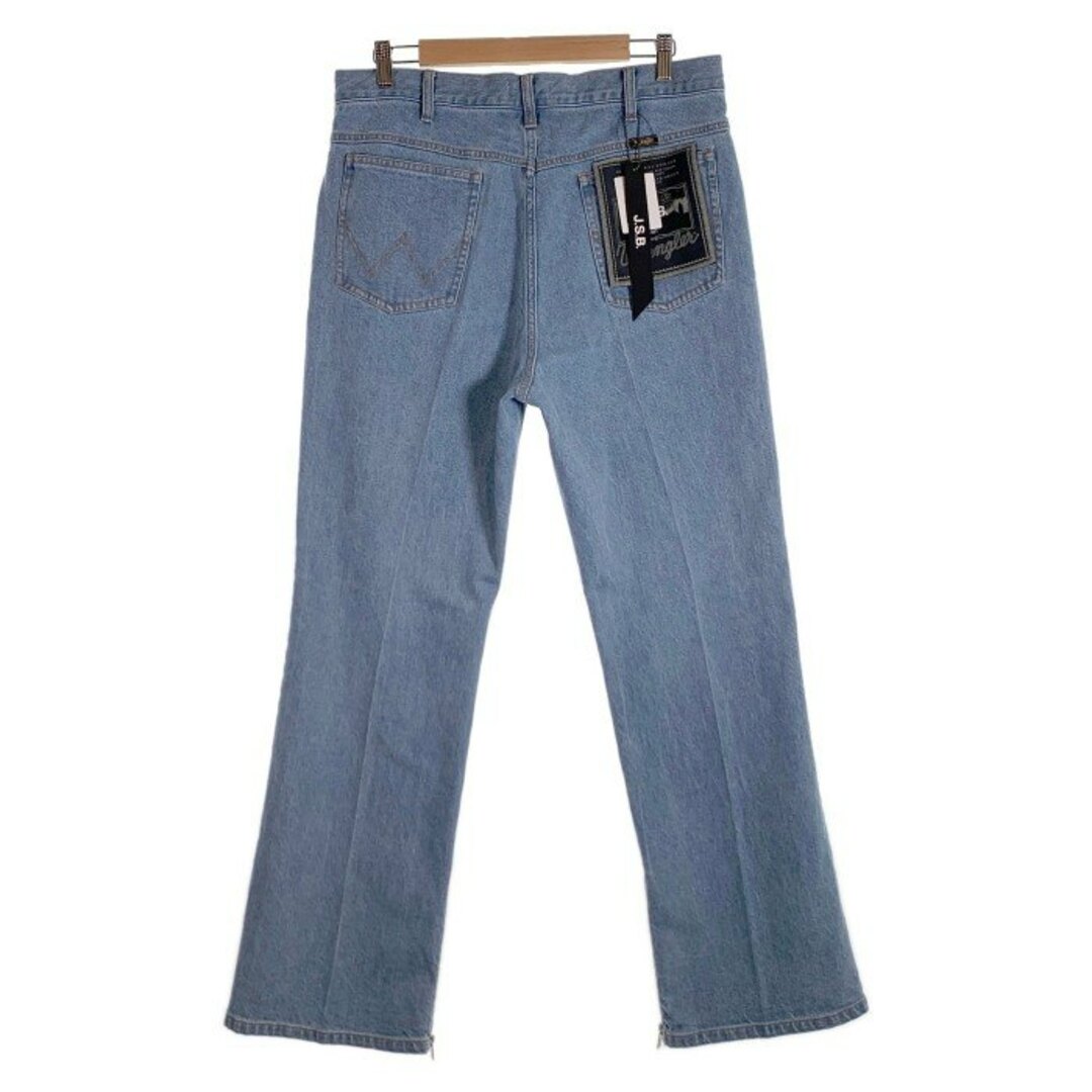 Wrangler(ラングラー)のWrangler ラングラー J.S.B. DENIM FLARE PANTS デニムフレアパンツ インディゴ 裾ジップ Size XL メンズのパンツ(デニム/ジーンズ)の商品写真