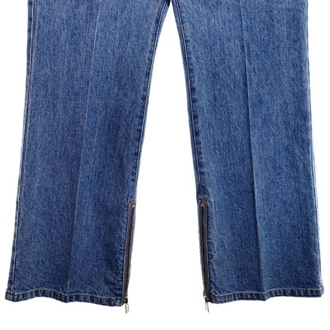 Wrangler(ラングラー)のWrangler ラングラー J.S.B. DENIM FLARE PANTS デニムフレアパンツ インディゴ 裾ジップ Size XL メンズのパンツ(デニム/ジーンズ)の商品写真