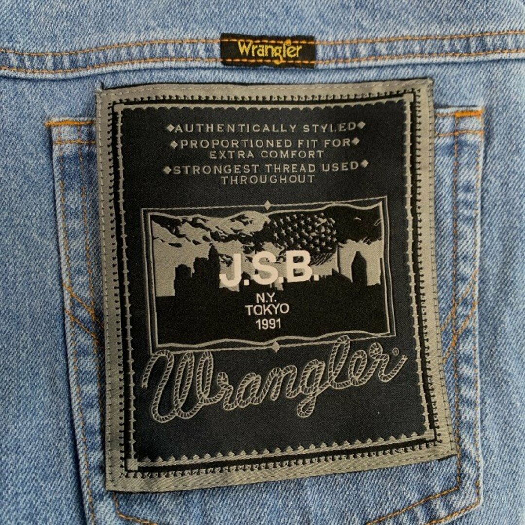 Wrangler(ラングラー)のWrangler ラングラー J.S.B. DENIM FLARE PANTS デニムフレアパンツ インディゴ 裾ジップ Size XL メンズのパンツ(デニム/ジーンズ)の商品写真