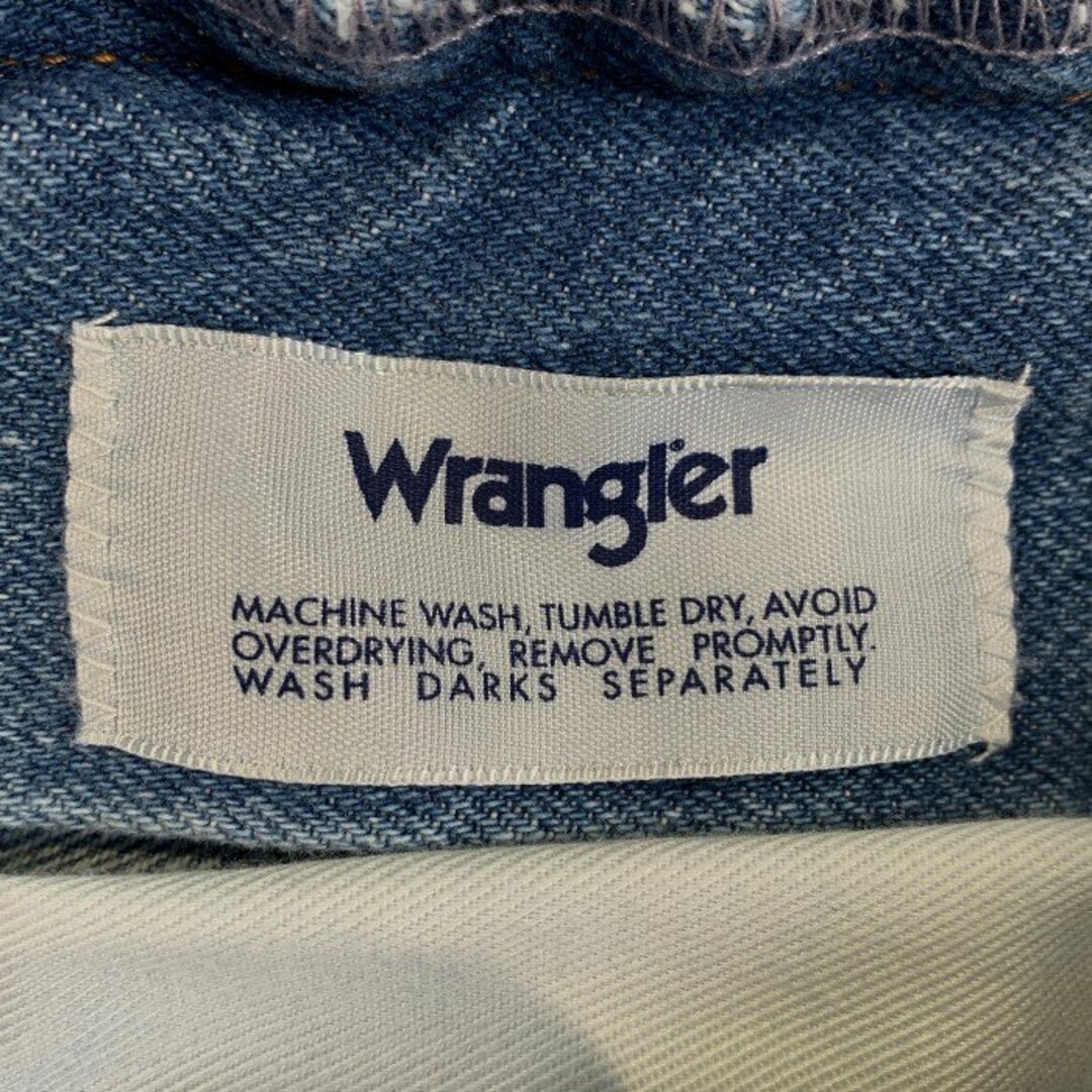 Wrangler(ラングラー)のWrangler ラングラー J.S.B. DENIM FLARE PANTS デニムフレアパンツ インディゴ 裾ジップ Size XL メンズのパンツ(デニム/ジーンズ)の商品写真