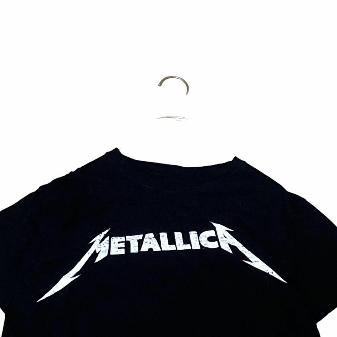 METALLICA(メタリカ)のメタリカ バンド半袖Tシャツ ヘヴィメタル ブラック US古着 m54 メンズのトップス(Tシャツ/カットソー(半袖/袖なし))の商品写真