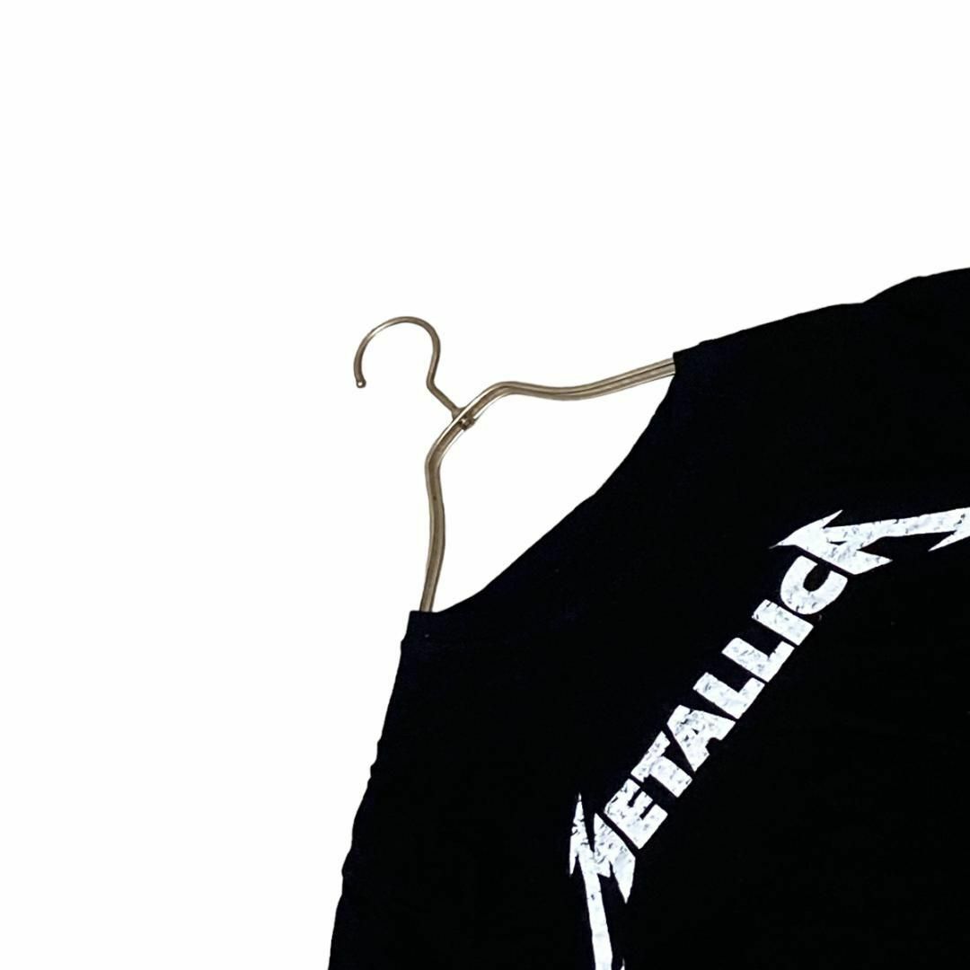 METALLICA(メタリカ)のメタリカ バンド半袖Tシャツ ヘヴィメタル ブラック US古着 m54 メンズのトップス(Tシャツ/カットソー(半袖/袖なし))の商品写真