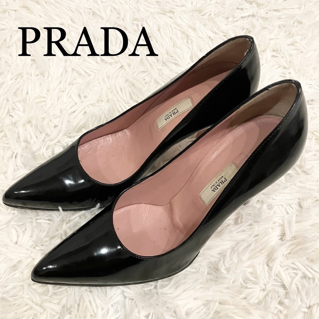 PRADA(プラダ)のプラダ  PRADA パンプス　ハイヒール　ブラック レディースの靴/シューズ(ハイヒール/パンプス)の商品写真