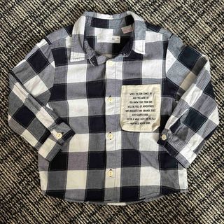 ザラキッズ(ZARA KIDS)のZARA チェックシャツ(Tシャツ/カットソー)