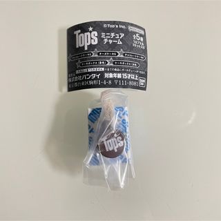 Tops ミニチュアチャーム　ケーキボックス水色　ガチャ(その他)