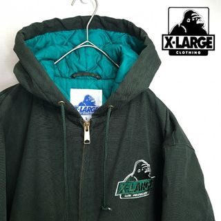 エクストララージ(XLARGE)の【美品/コムドットゆうた着用】X-LARGE アクティブジャケット グリーン S(ブルゾン)