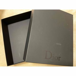 クリスチャンディオール(Christian Dior)のディオール 空箱 ブランド　ボックス  箱　黒 ブラック　大(ショップ袋)