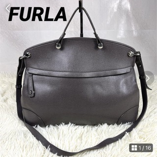 フルラ(Furla)の【FURLA 】フルラ パイパー パープル　レザー 2way Lサイズ(ショルダーバッグ)
