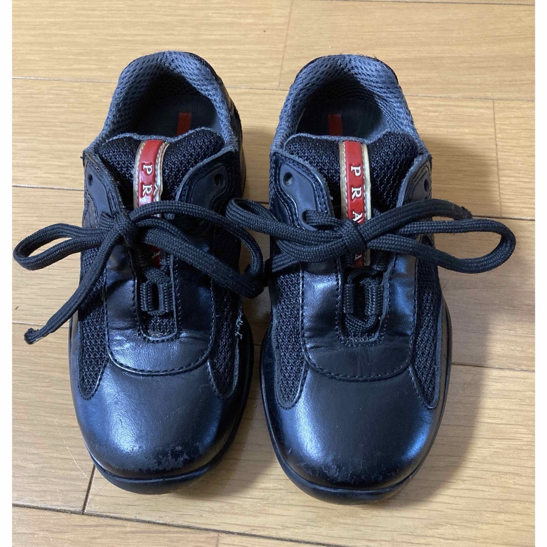 PRADA(プラダ)のPRADA キッズスニーカー　16センチ キッズ/ベビー/マタニティのキッズ靴/シューズ(15cm~)(スニーカー)の商品写真