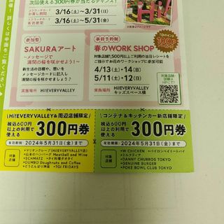 東京ドームシティ　お食事割引券　600円券(遊園地/テーマパーク)