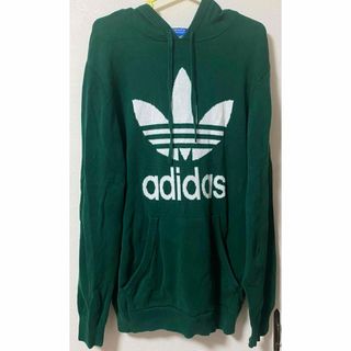 アディダス(adidas)のアディダス KNIT TREFOILE HOODIE ニットパーカー(パーカー)