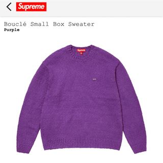 シュプリーム(Supreme)のXL シュプリーム ブークレ スモール ボックス セーター(ニット/セーター)