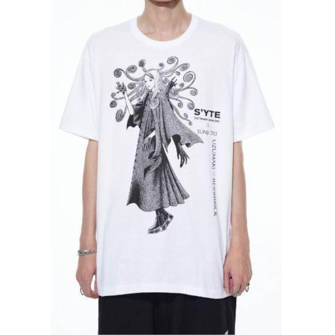 Yohji Yamamoto - サイト(ヨウジヤマモト)×伊藤潤二 Tシャツの Yohji Yamamoto - サイト(ヨウジヤマモト)×伊藤潤二 Tシャツの