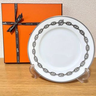 エルメス(Hermes)の【断捨離　美品　22cm】エルメス　シェーヌダンクル　デザートプレート　1枚(食器)