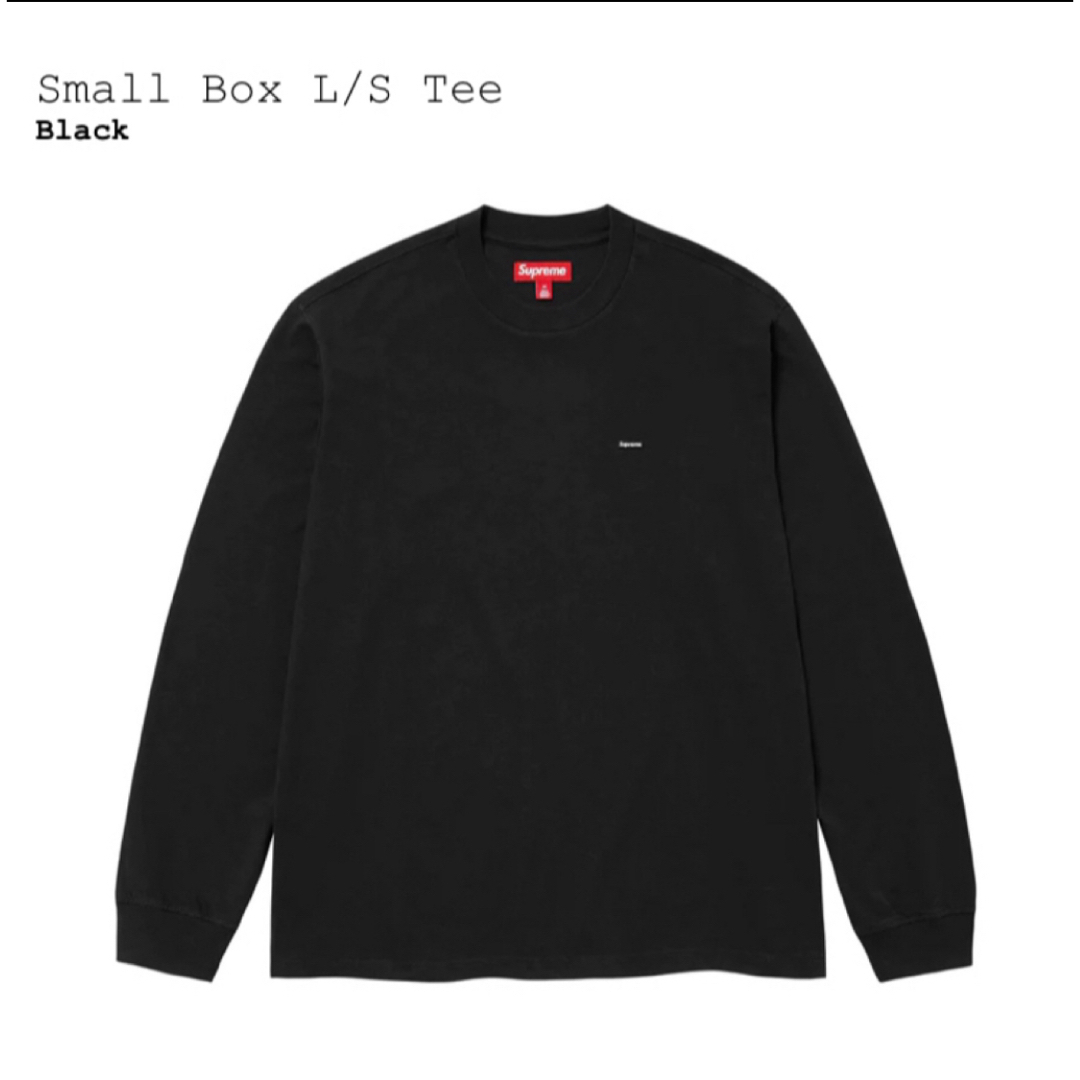 Supreme(シュプリーム)のsupreme - Small Box L/S Tee 黒M メンズのトップス(Tシャツ/カットソー(七分/長袖))の商品写真