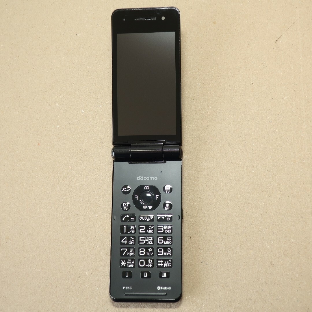 NTTdocomo - ◇docomo ケータイ P-01G ブラック FOMA 携帯電話◇の通販