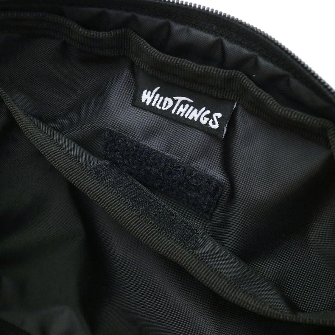 WILDTHINGS(ワイルドシングス)のWILD THINGS ワイルドシングス ショルダーバッグ ブラック メンズのバッグ(ショルダーバッグ)の商品写真