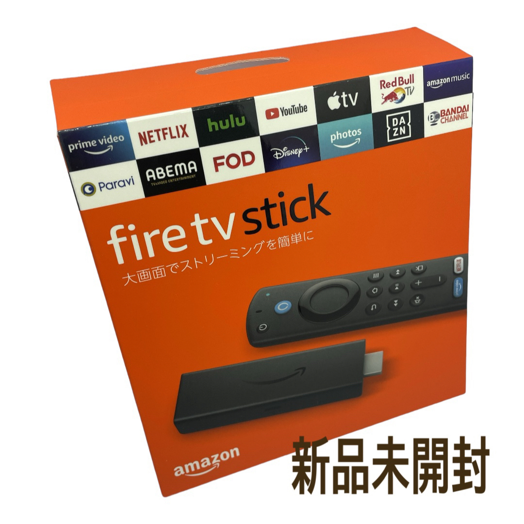 Amazon(アマゾン)のFire TV Stick 第3世代 新品未開封　Amazon アマゾン スマホ/家電/カメラのテレビ/映像機器(映像用ケーブル)の商品写真