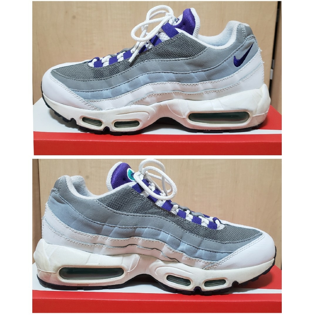 NIKE(ナイキ)の良品】箱、黒タグ有】2018年/AIRMAX95GRAPE/エアマックス95 メンズの靴/シューズ(スニーカー)の商品写真